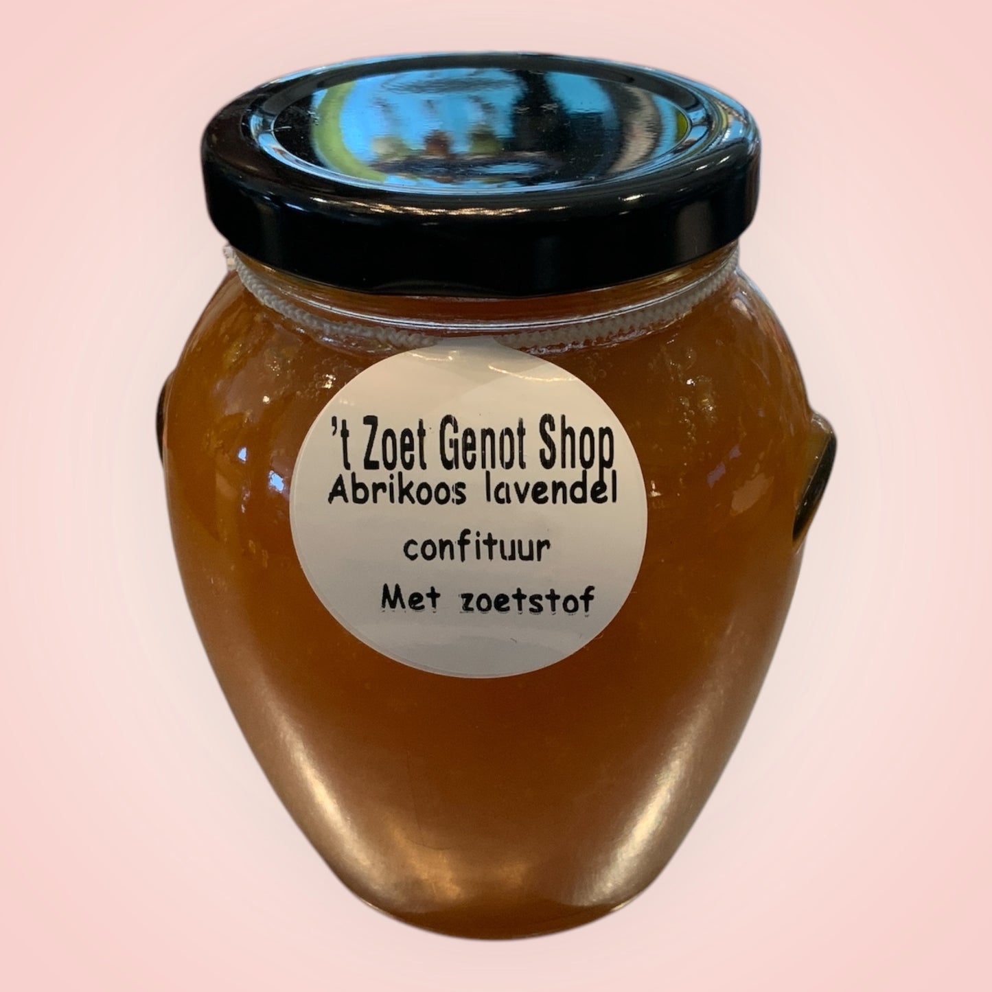 Abrikoos & lavendelconfituur met Zoetstof -375ml