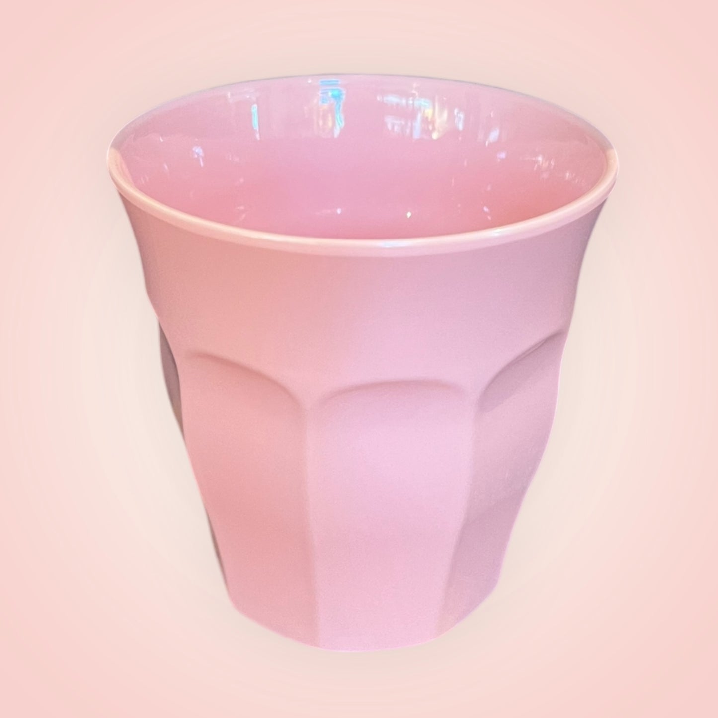 Rice drinkbeker S lichtroos 7,5x7,5cm 160ml