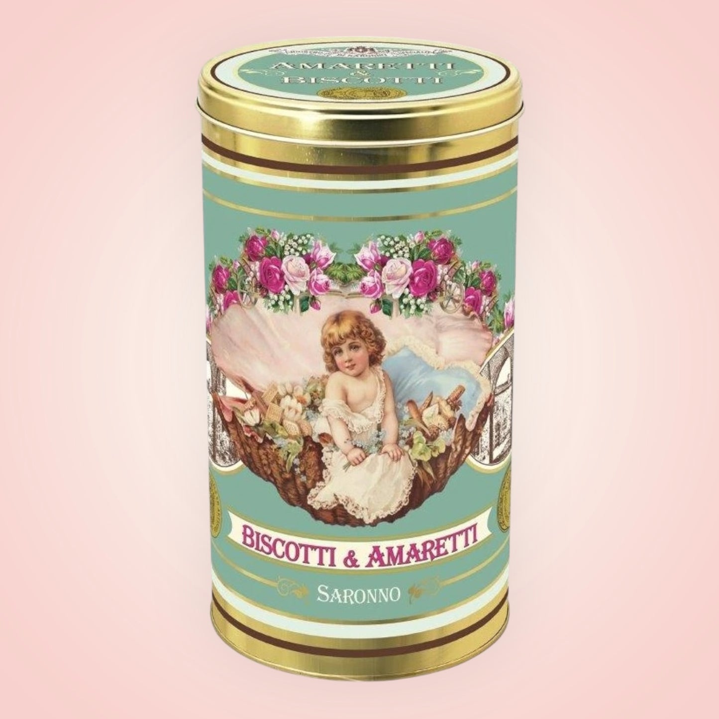 Amaretti blik engeltjes