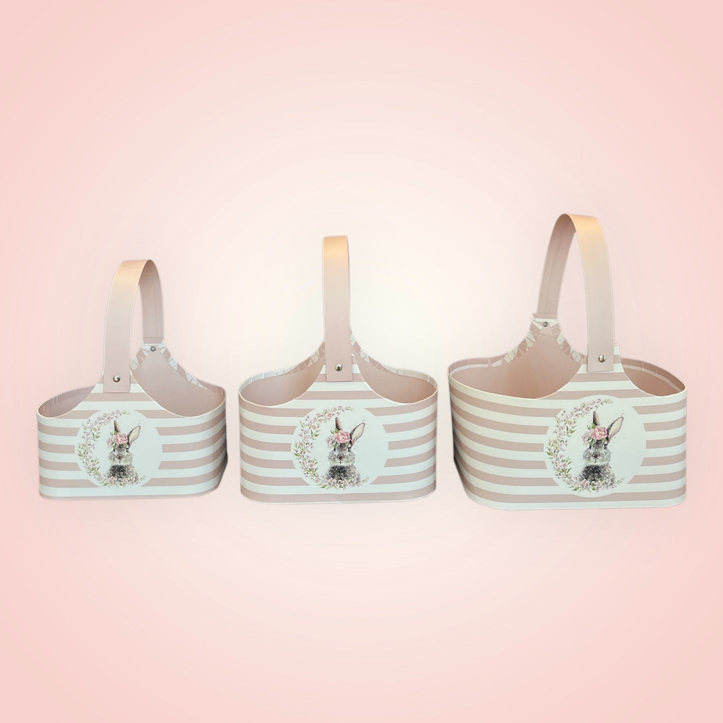 Paasmandje romantic bunny