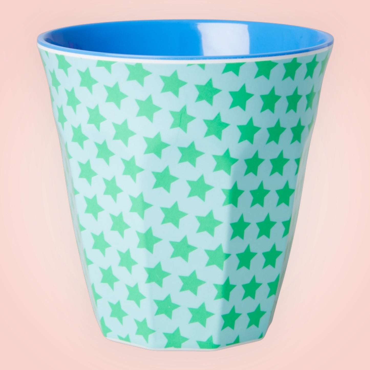 Rice drinkbeker Turquoise Star M 9x9cm 250ml