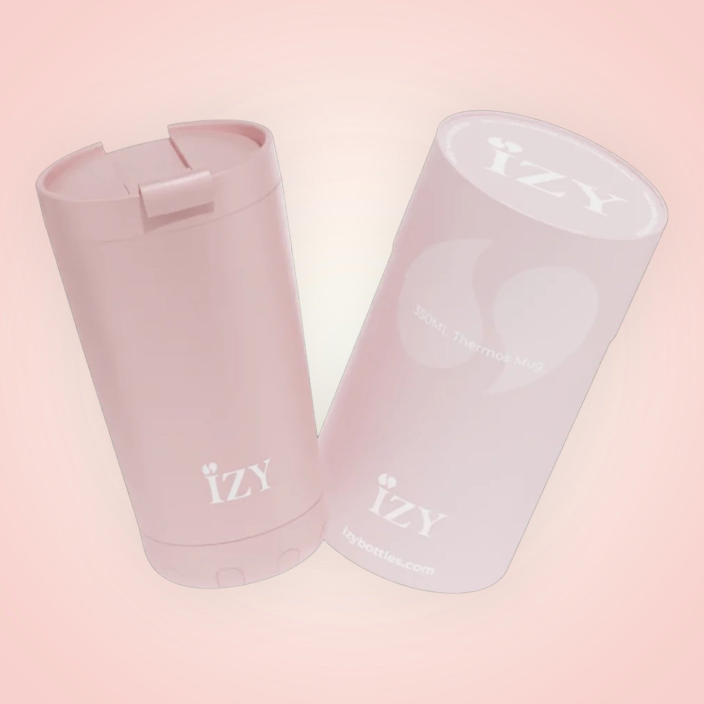 Thermosbeker roze