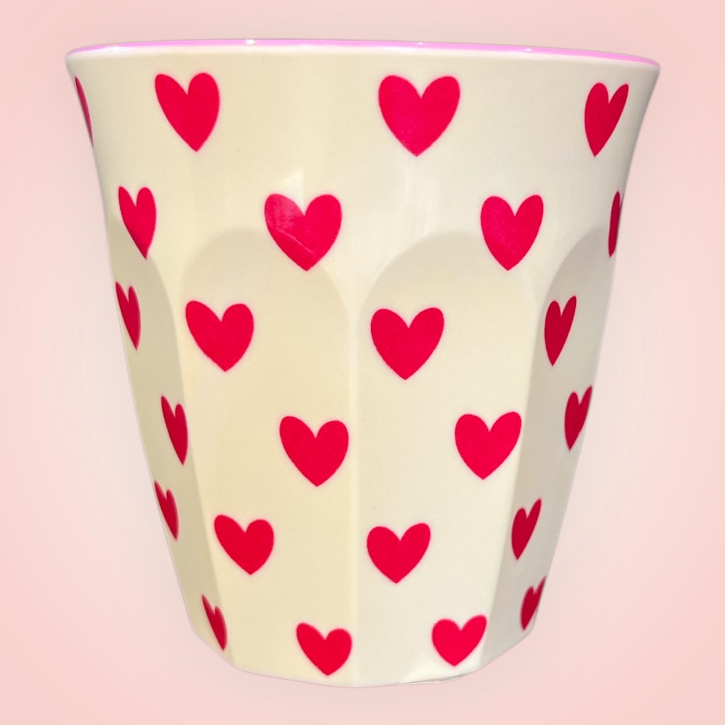 Rice drinkbeker M hearts 9x9cm 300ml