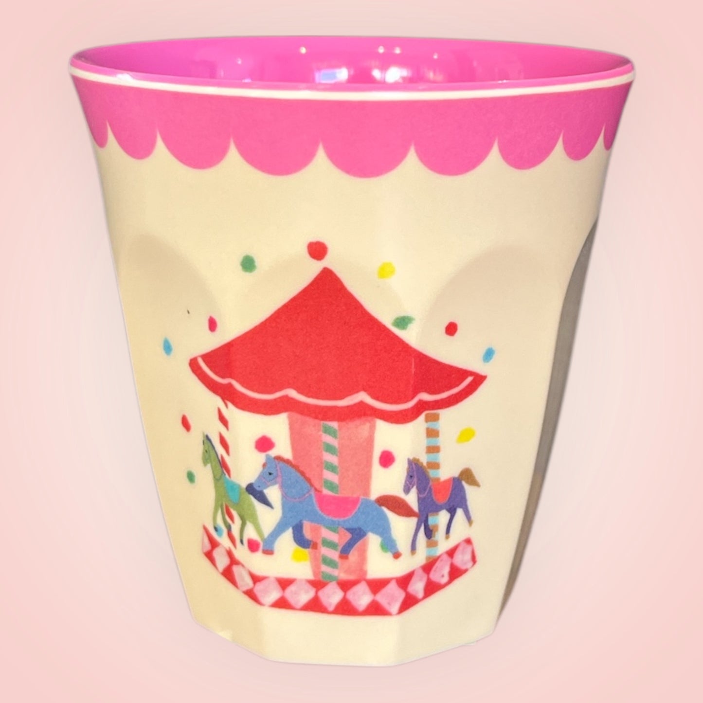 Rice drinkbeker S carrousel 7,5x7,5cm 160ml