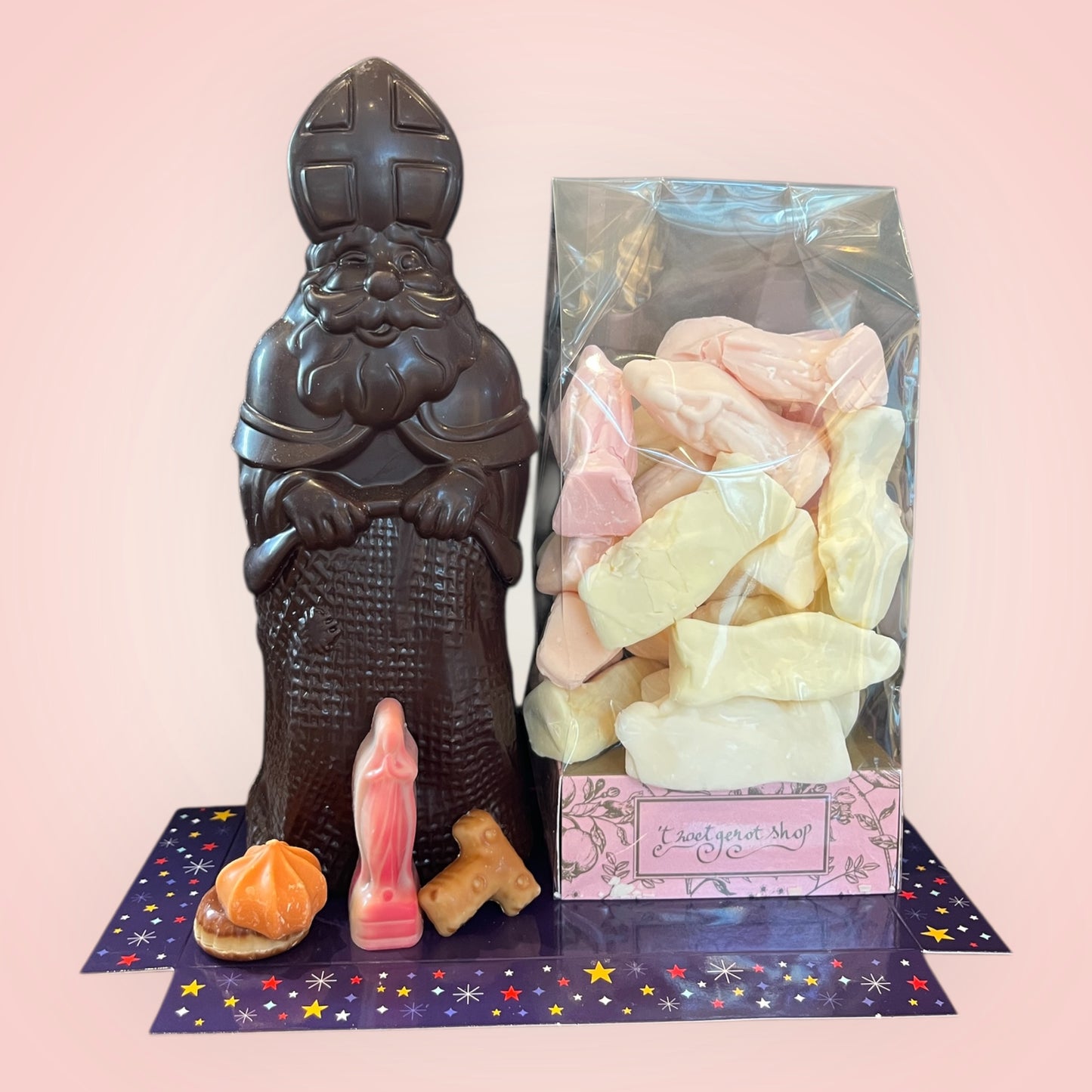 Sint in zak met guimauves