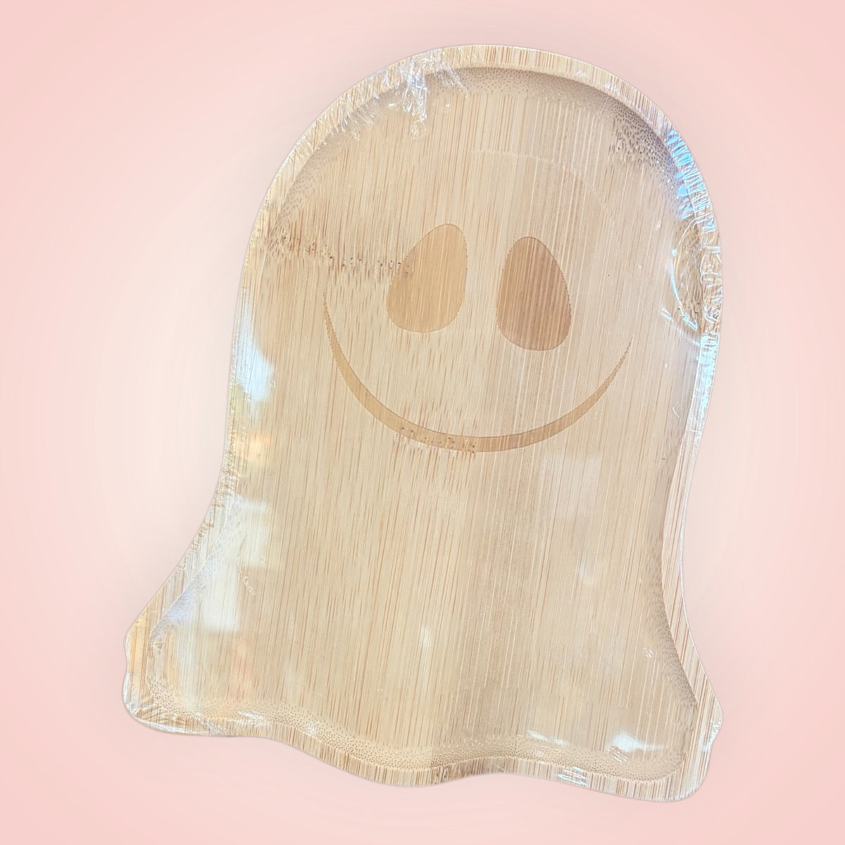 Houten Halloween Serveerplankje – Spookje of Pompoen