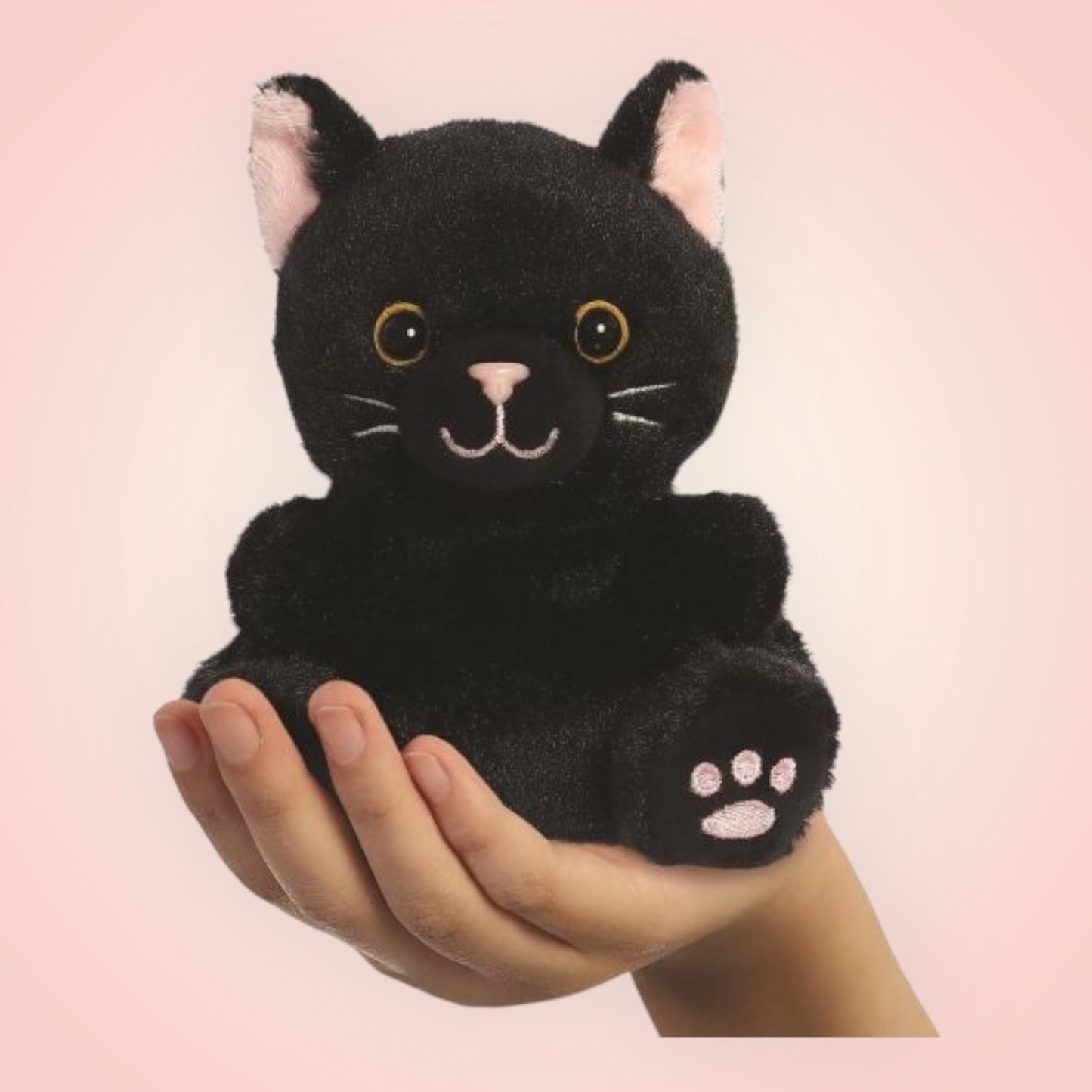 Palm Pal zwarte kat 13 cm