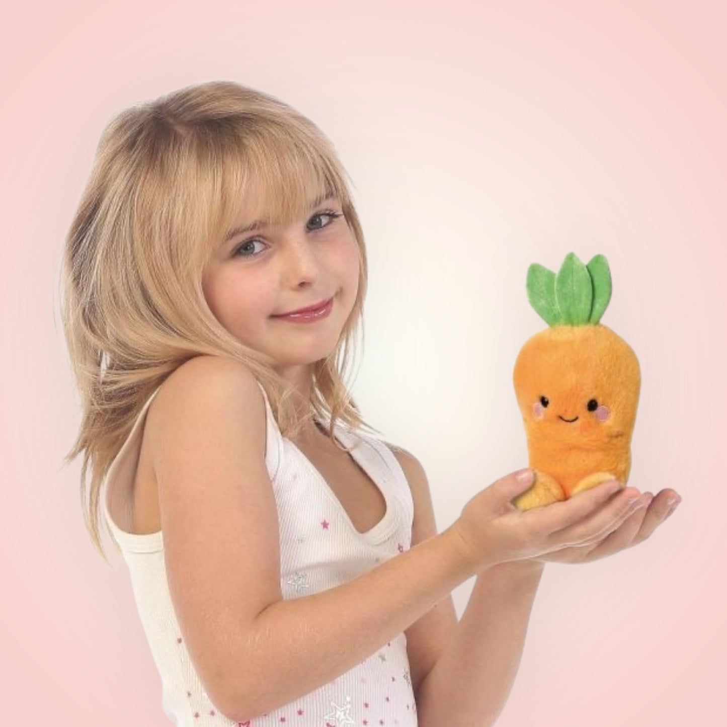 Palm Pals vrolijke wortel 13 cm