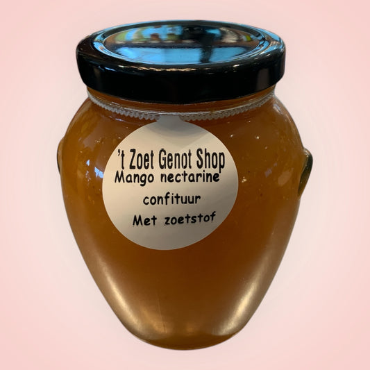 Mango & nectarine confituur - zoetstof , 375ml