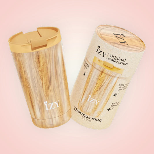 Thermosbeker - Design Brown - 350ML