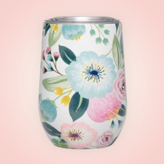 Thermosbeker Bioloco pastel flowers