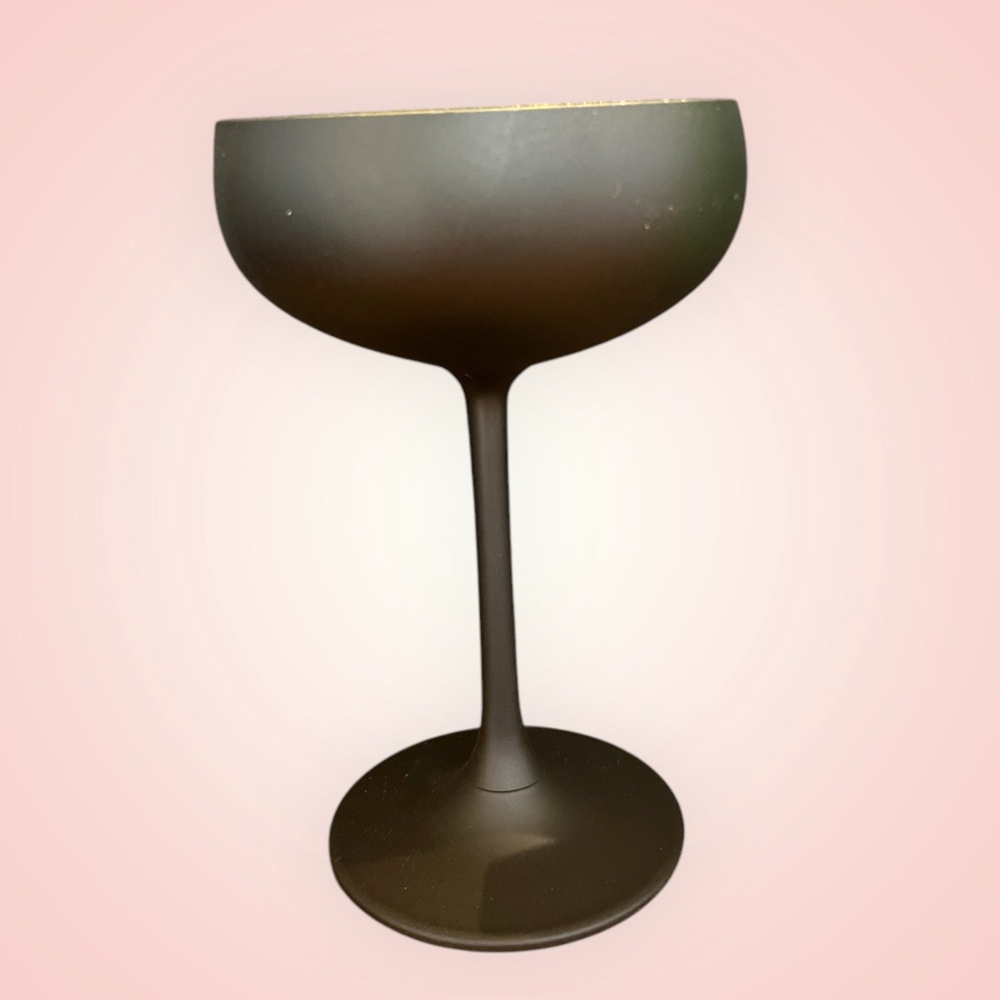 Champagnecoupe zwart goud