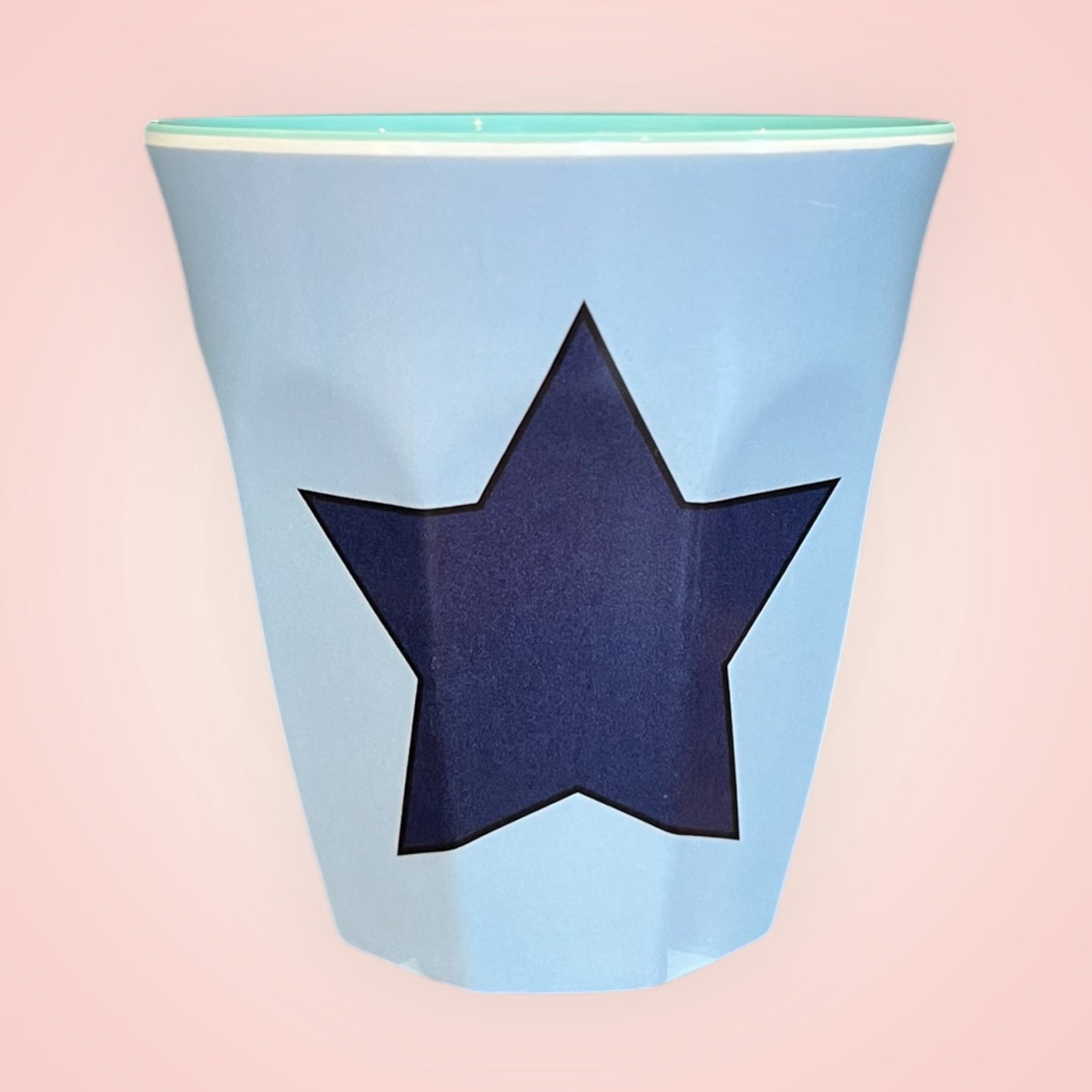 Rice drinkbeker M blue star 9x9cm 300ml
