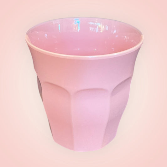 Rice drinkbeker S lichtroos 7,5x7,5cm 160ml