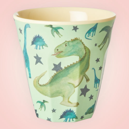 Rice drinkbeker M Dino 9x9 cm 250ml