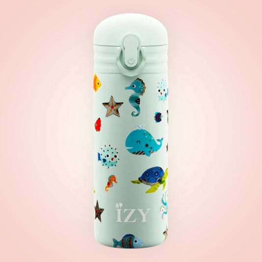 Drinkfles kids groen zeeleven