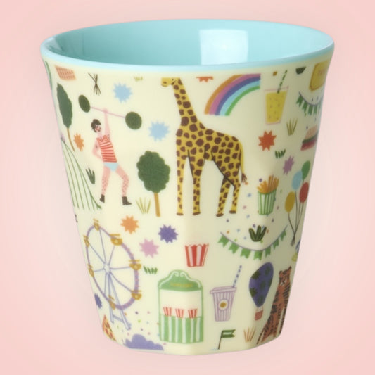 Rice drinkbeker M kermis 9x9 cm 250ml