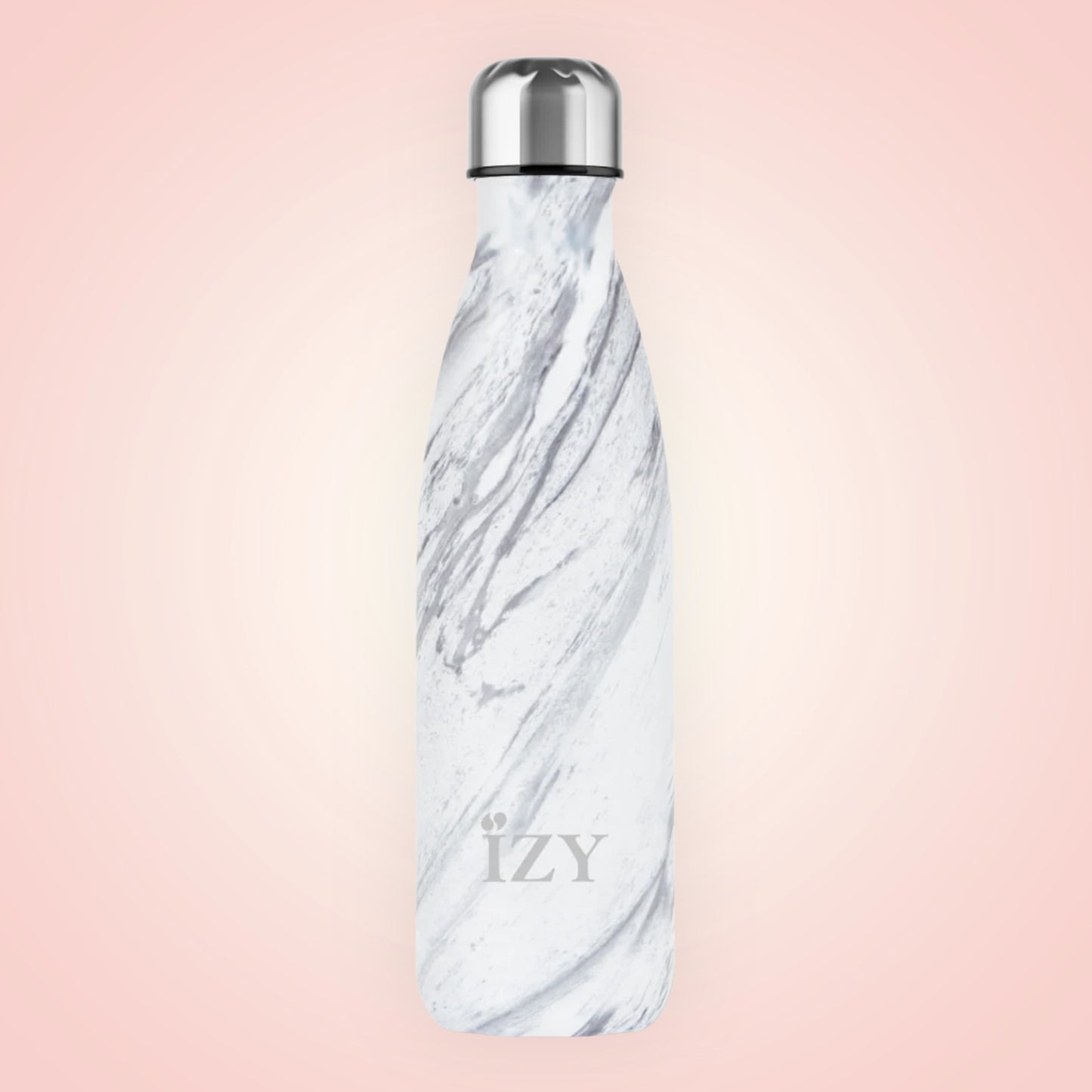 Thermosfles marmer wit