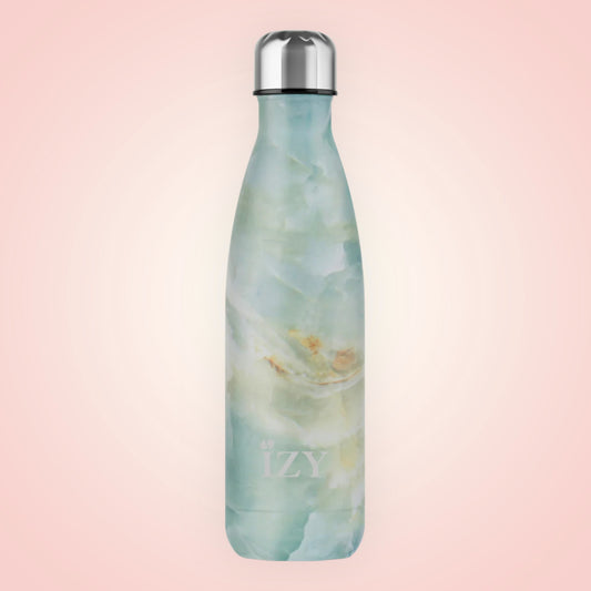 Thermosfles marmer groen