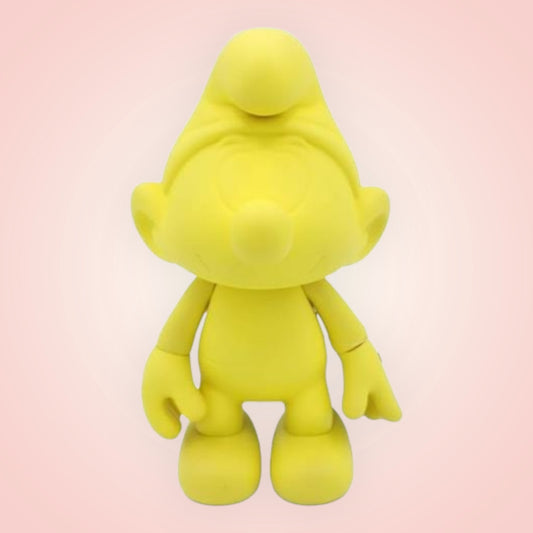 Vinyl smurf geel 20cm