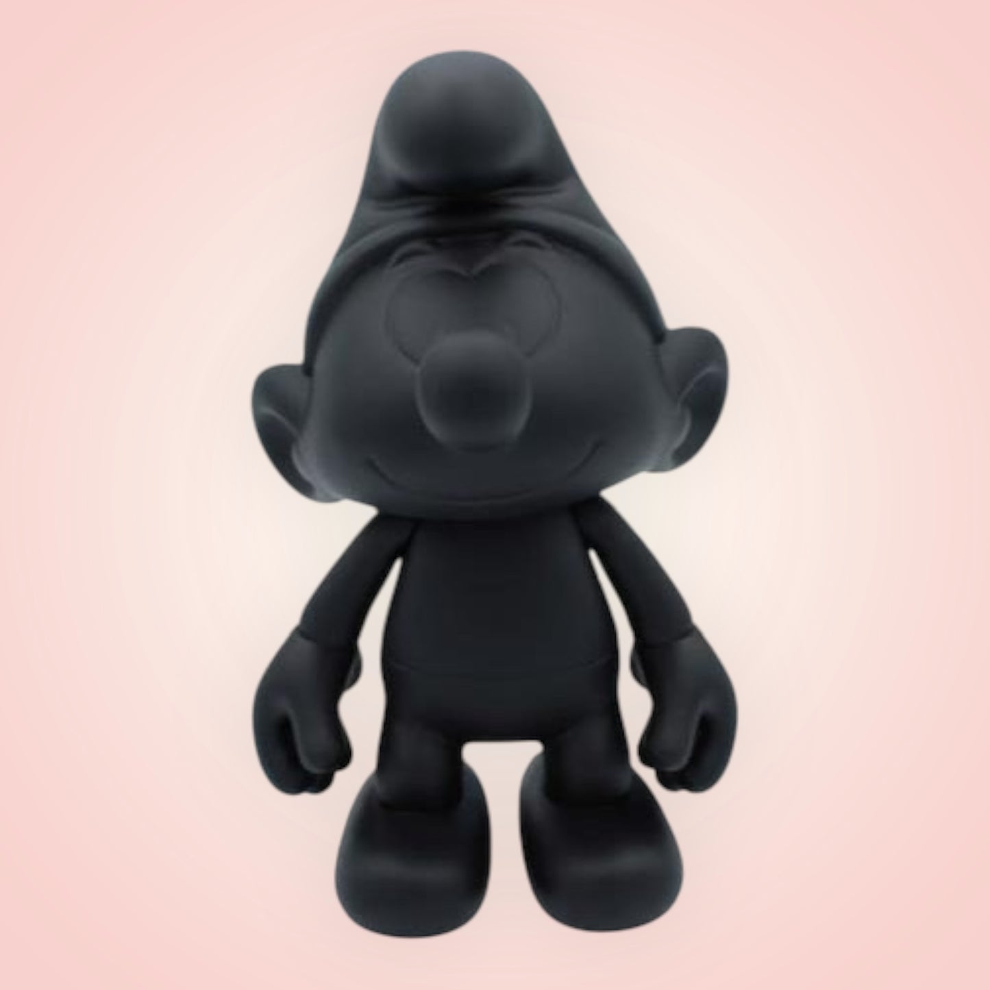 Smurf vinyl mat zwart 20cm