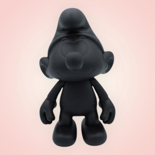 Smurf vinyl mat zwart 20cm