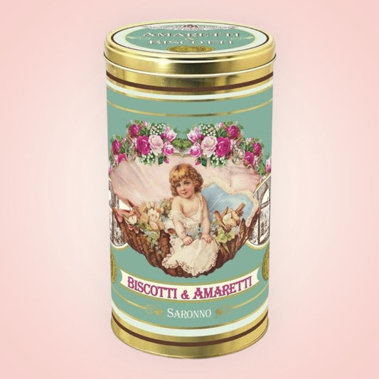 Amaretti blik engeltjes