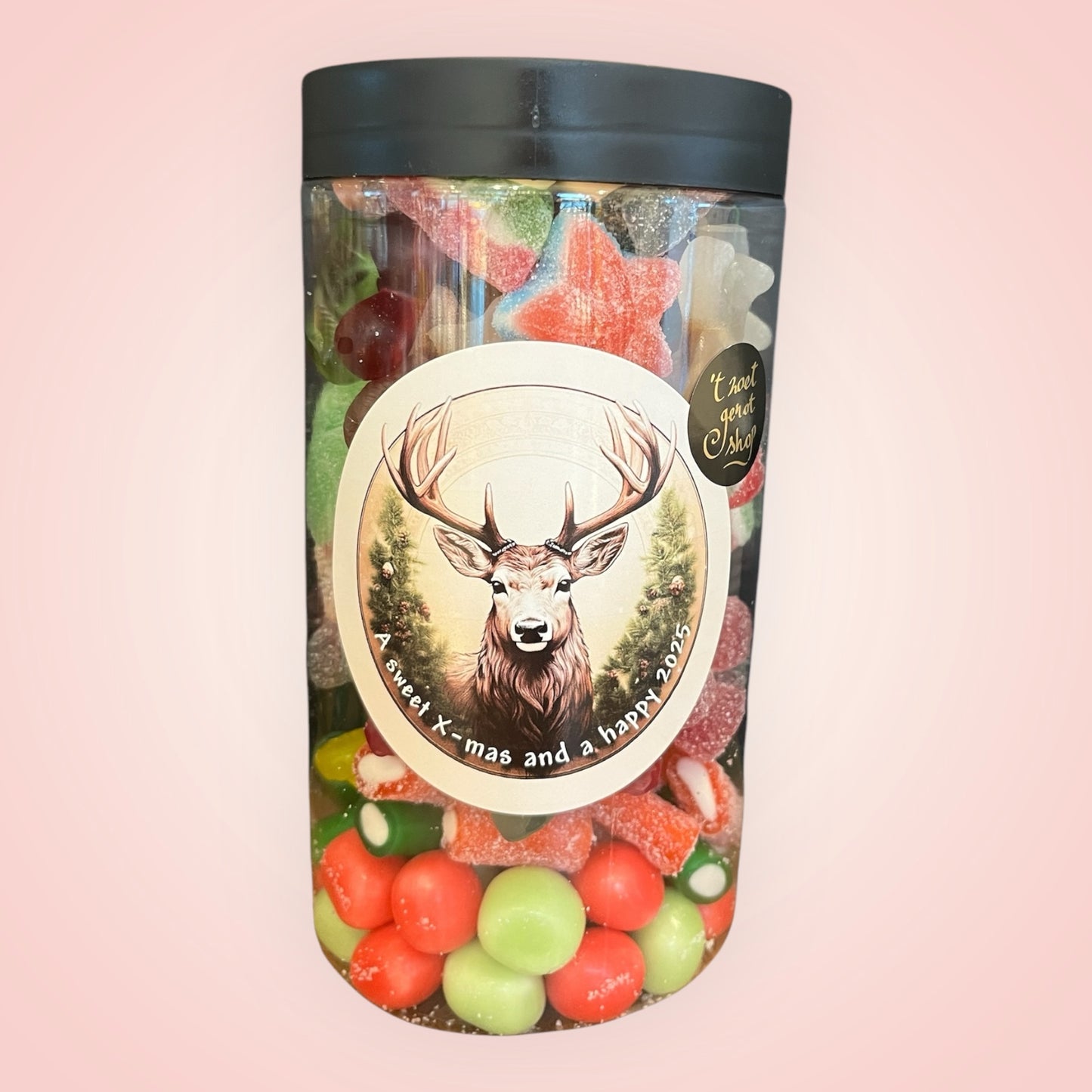 Snoeppot Kerst/ eindejaar Large