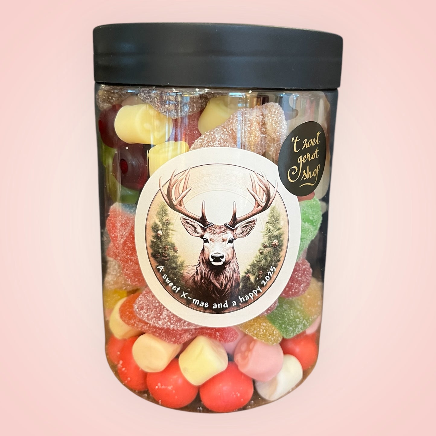 Snoeppot Kerst/ eindejaar Medium