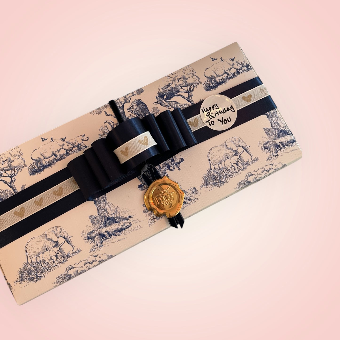 Blue safari pochette