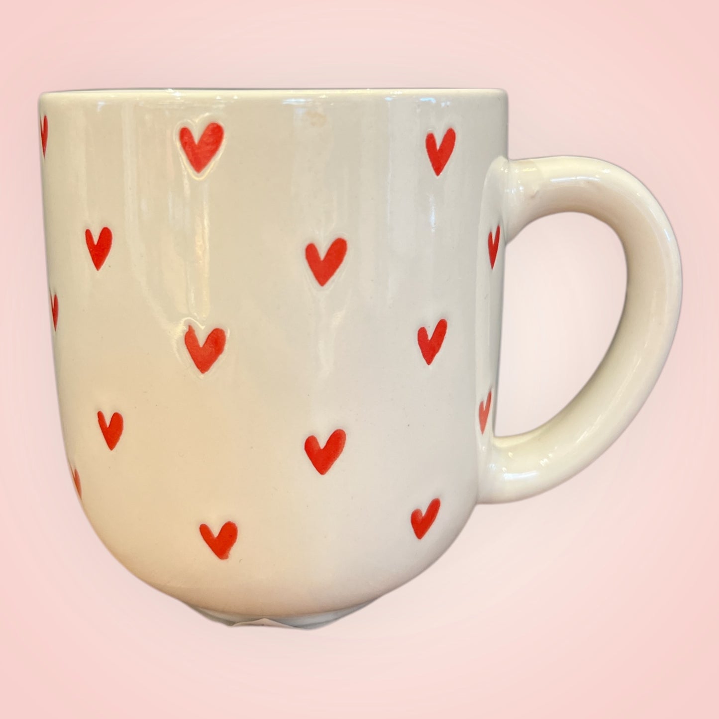 Tas rode mini hartjes