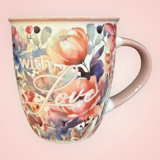 Tas with love bloemen