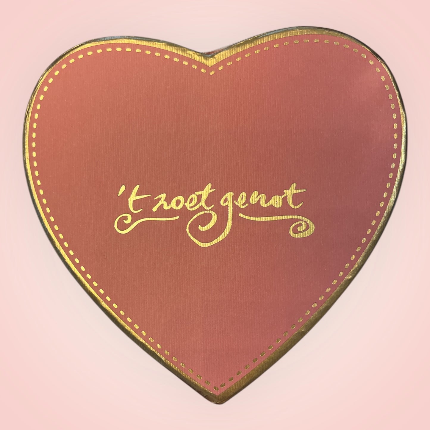 Roos Zoet genot hartje valentijnschocolade