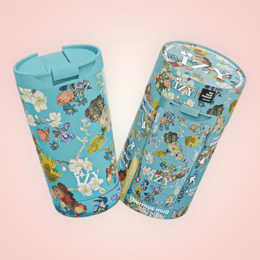 Thermosbeker - Vincent's Flowers (green) - 350ML