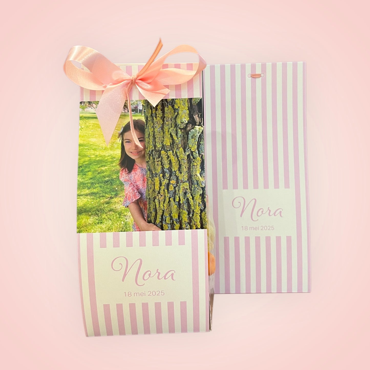 Gepersonaliseerde snoepzakjes voor communies en speciale gelegenheden