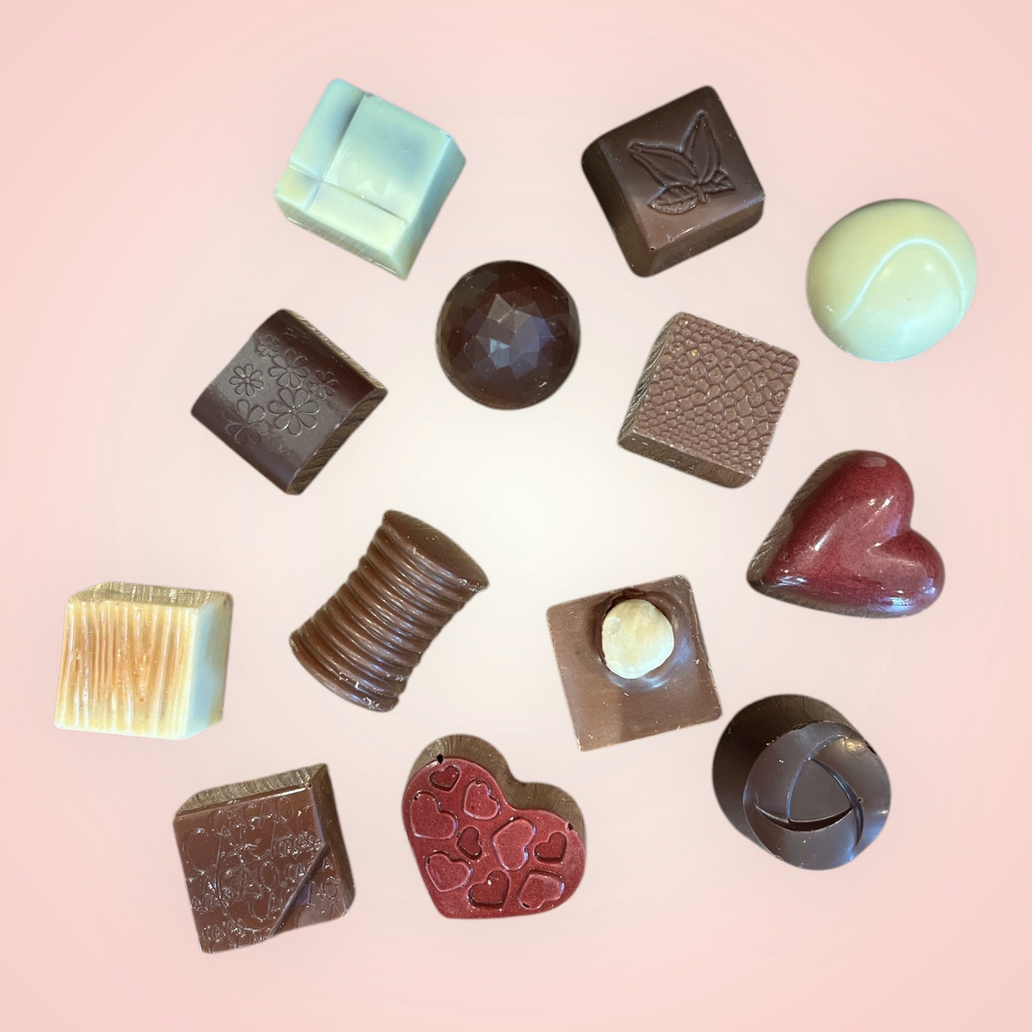 Suikervrije artisanale pralines