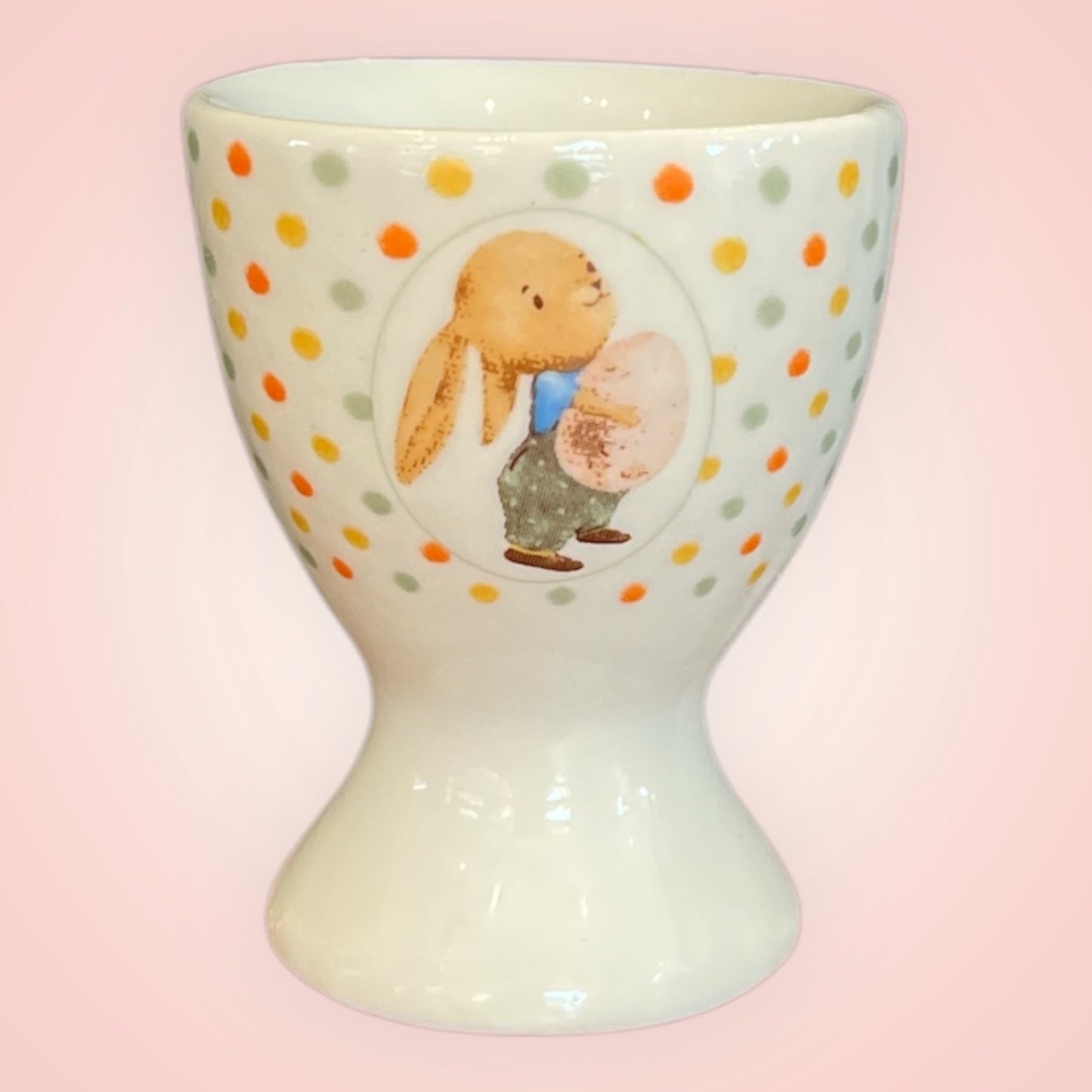 Vrolijk Eierdopje met Paaskonijn Phil