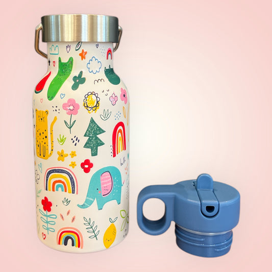 Thermosfles kids kleurprentjes