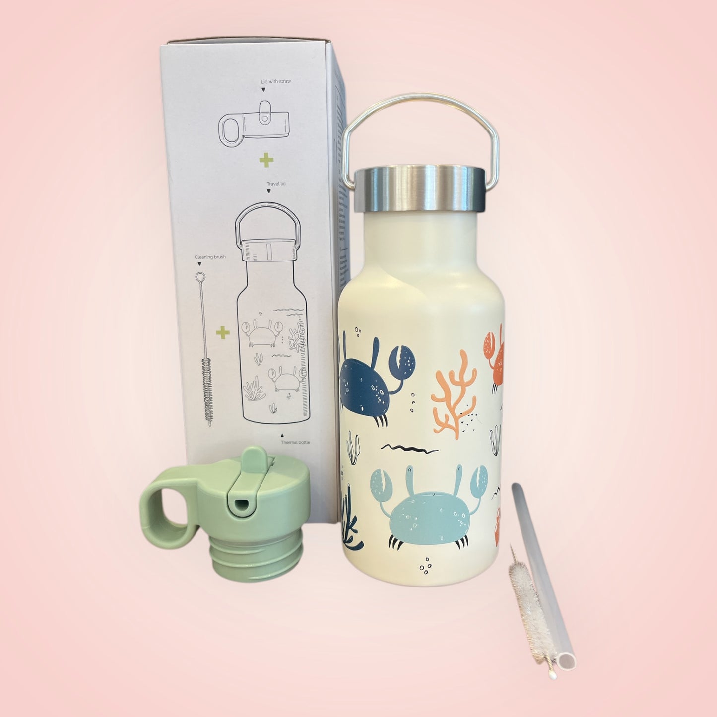 Thermosfles kids krab