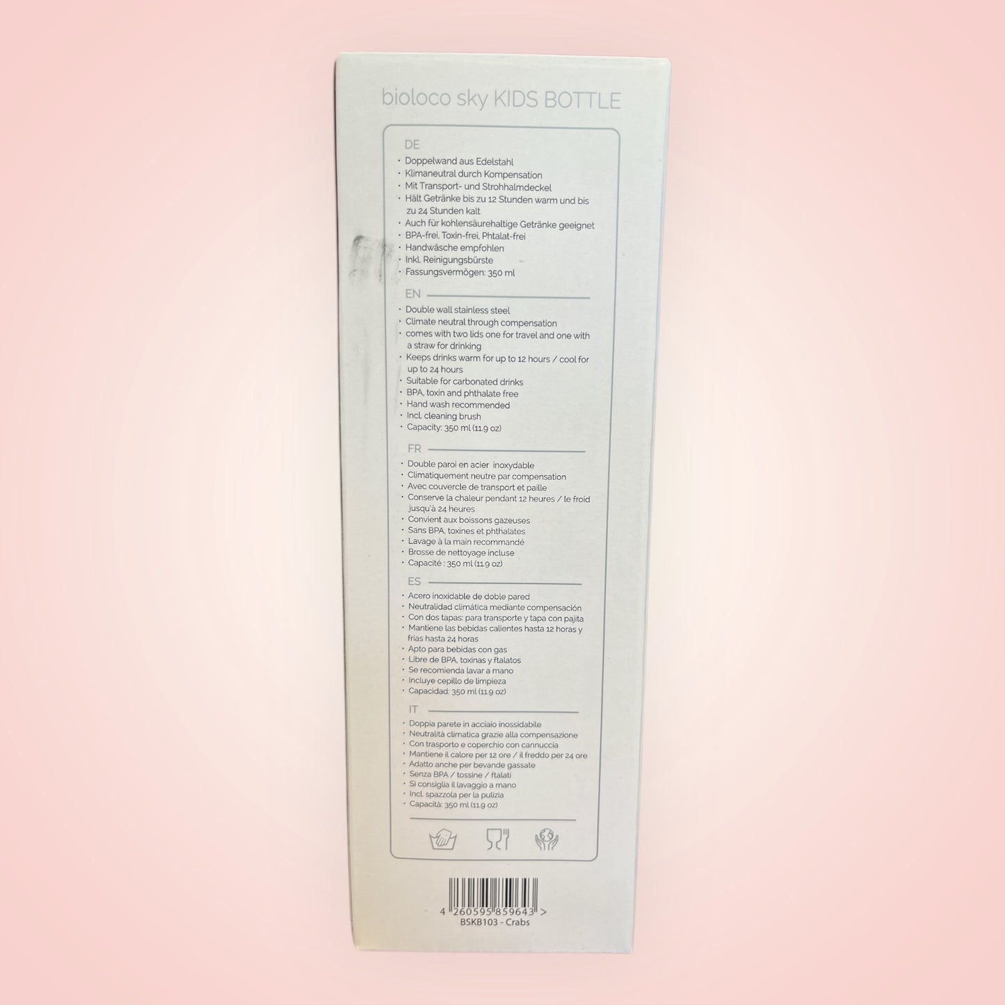 Thermosfles kids krab