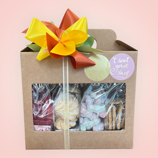 Geschenkbox snoepjes & koekjes