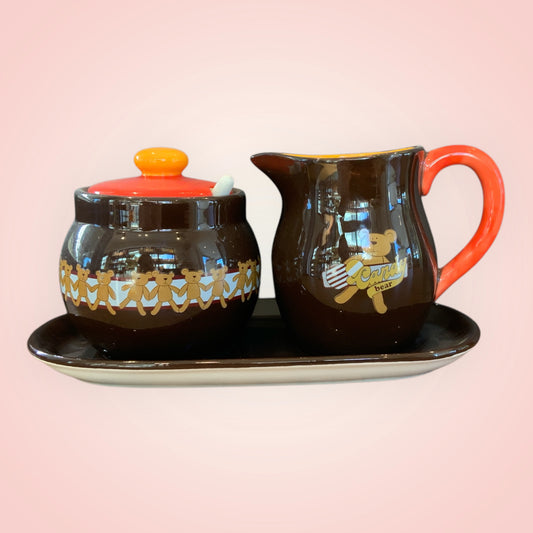 Suikerpot en melkkan teddy