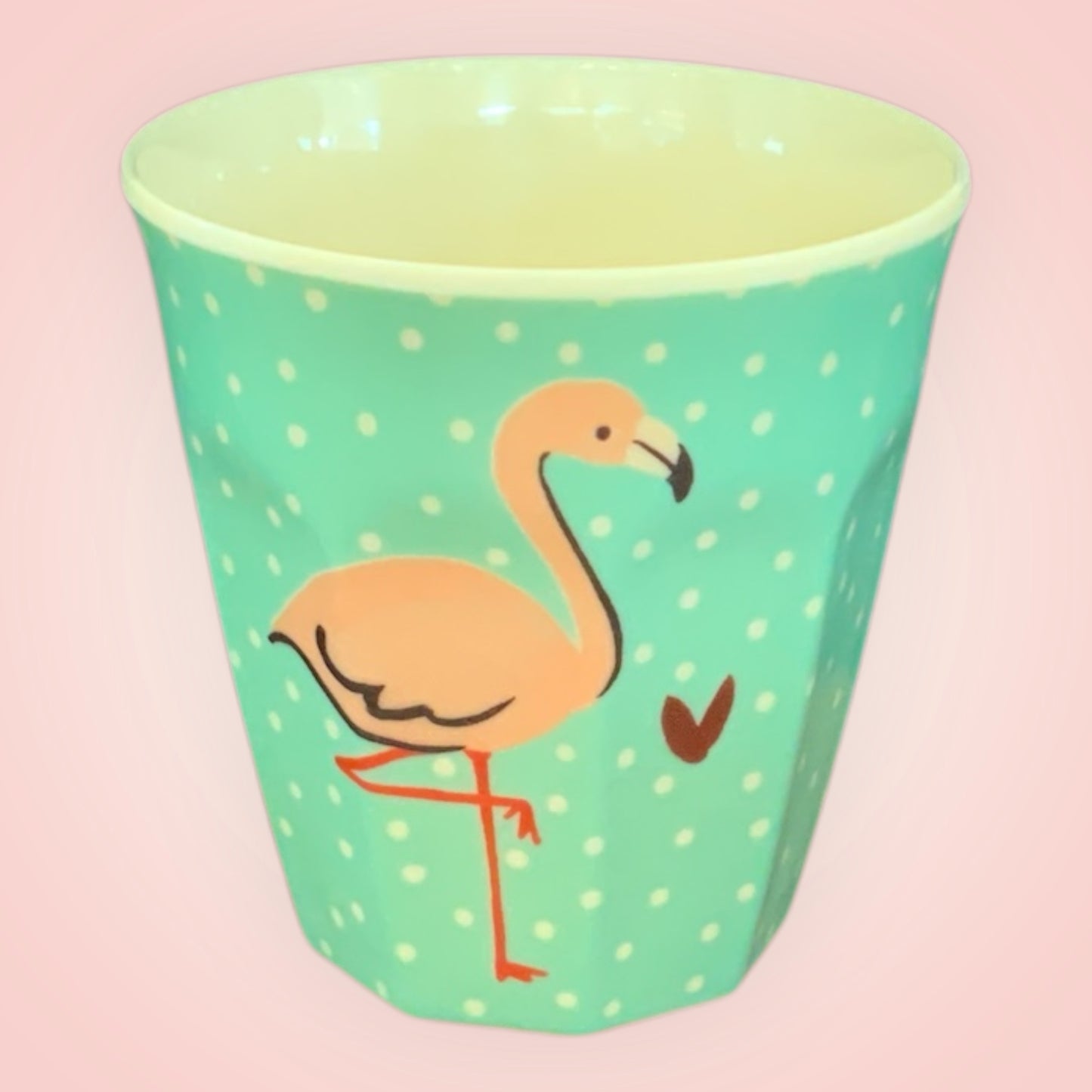 Rice drinkbeker S flamingo 7,5x7,5cm 160ml