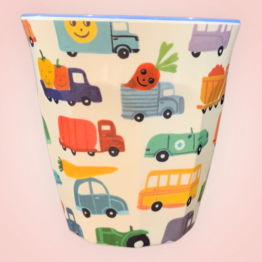 Rice drinkbeker M cars 9x9 cm 250ml
