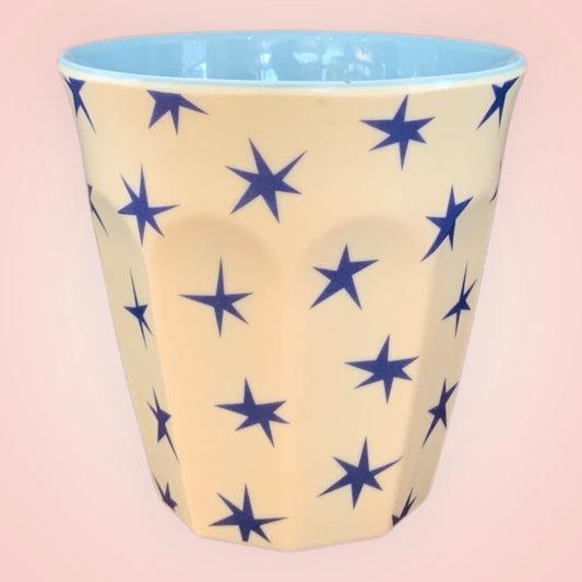 Rice drinkbeker M schitterende sterretjes 9x9 cm 250ml