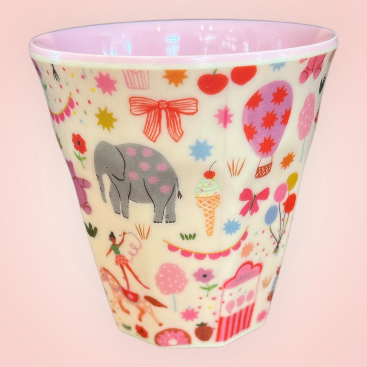 Rice drinkbeker kermis roos