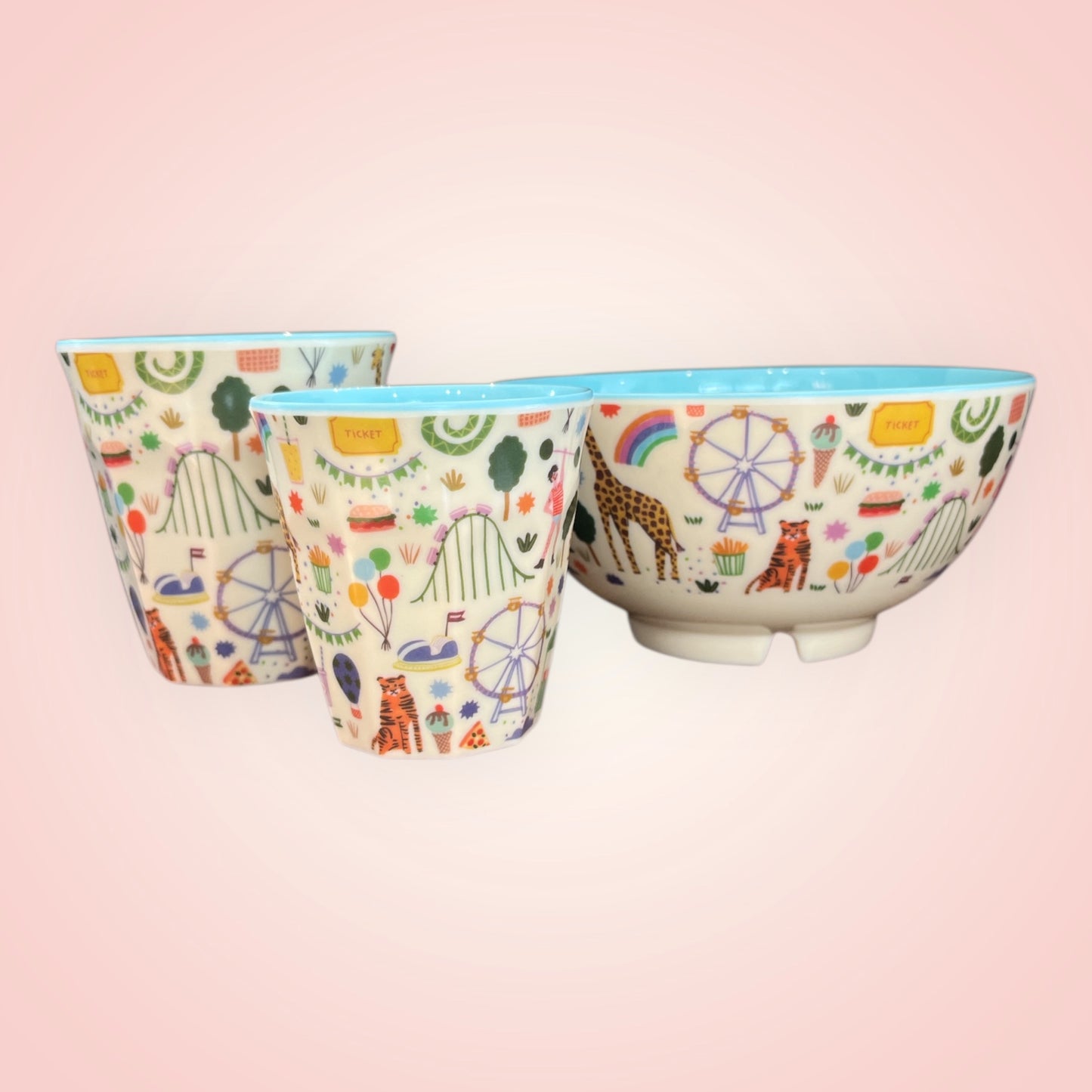 Rice drinkbeker kermis blauw