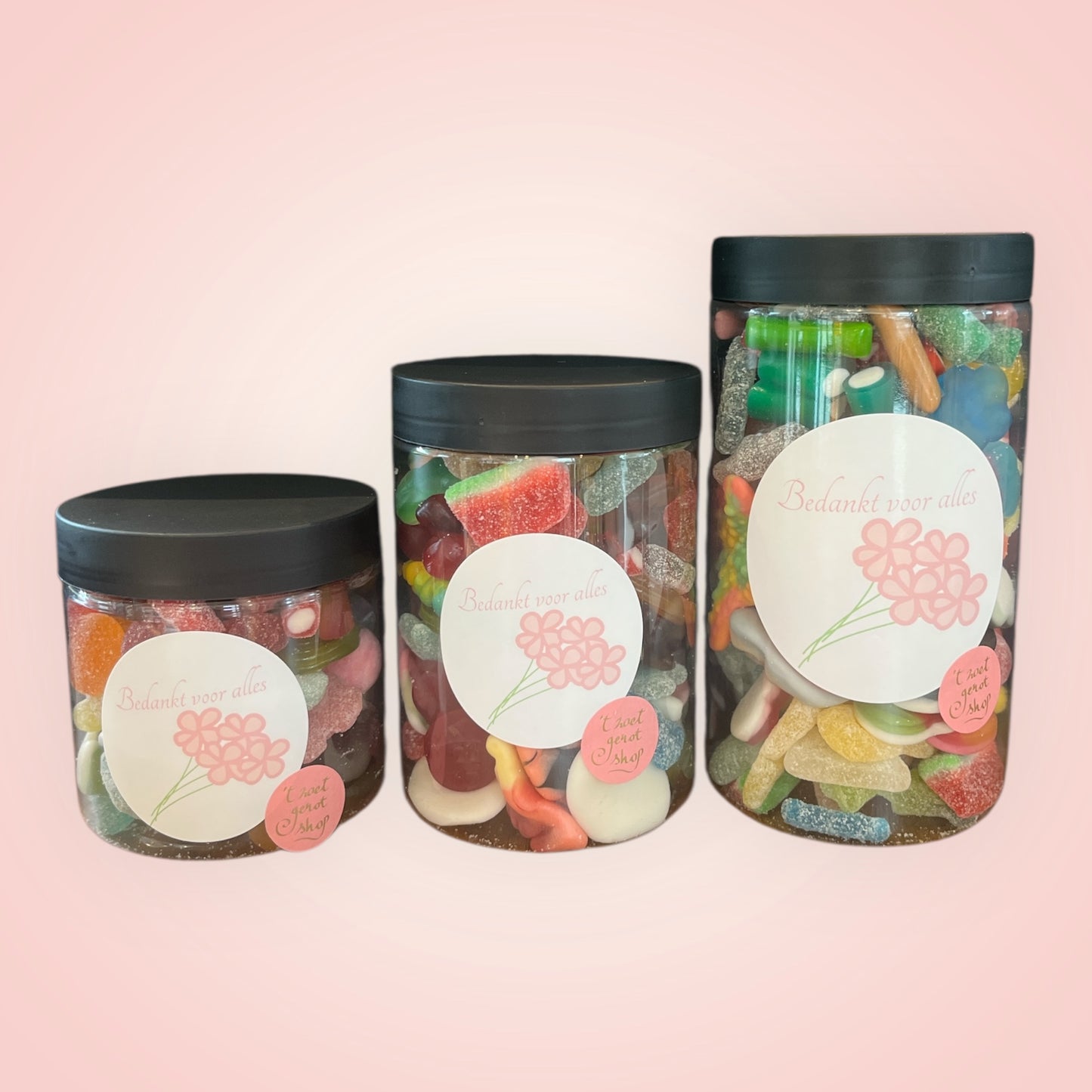 Snoeppot Bedankt Medium