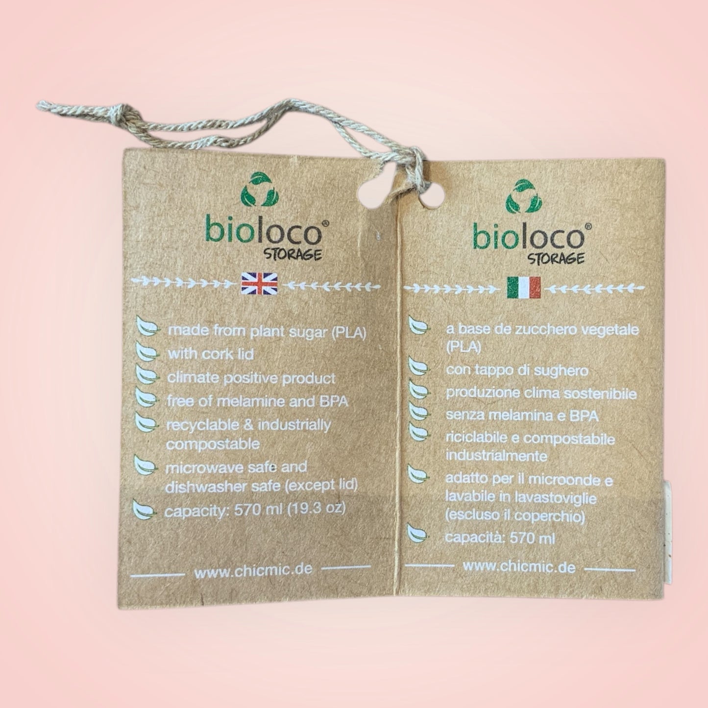 Voorraadpot met kurken deksel