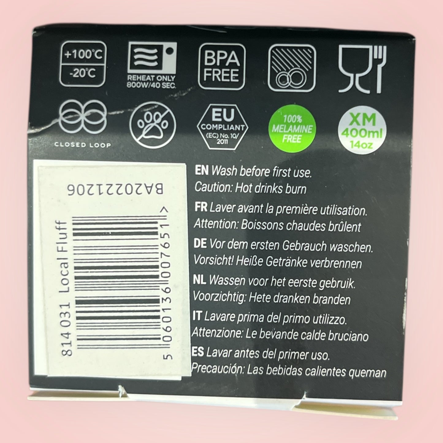 Ecoffee Cup – Gemaakt van planten, goed voor de planeet 🌿 400ml